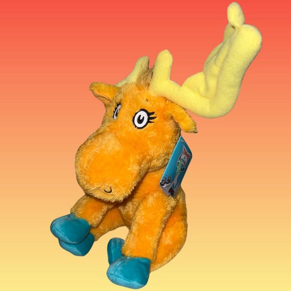 NWT Kohls Cares Dr Seuss Thidwick The Big Hearted Moose Plush 13” Stuffed - Picture 2 of 4